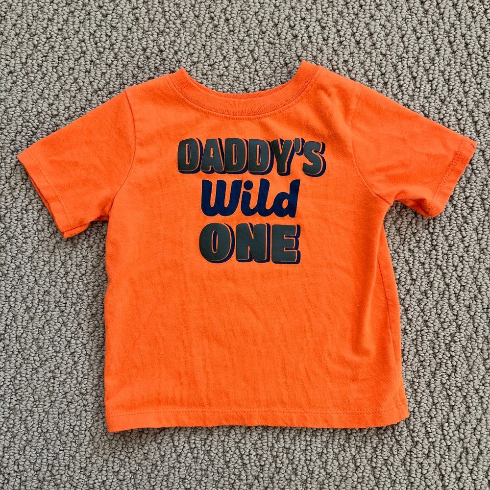 Daddy's Wild One short sleeve t-shirt 24mo